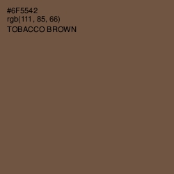 #6F5542 - Tobacco Brown Color Image